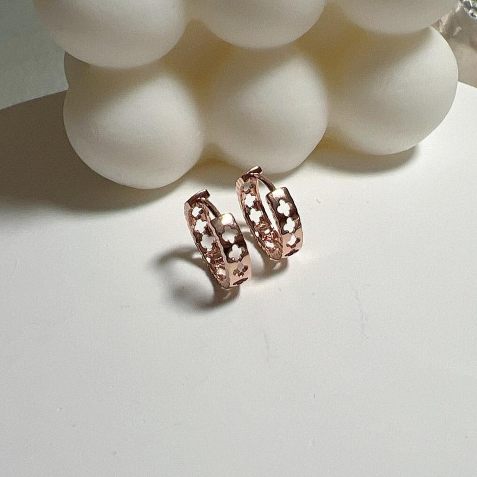 Clover Hoop Earrings