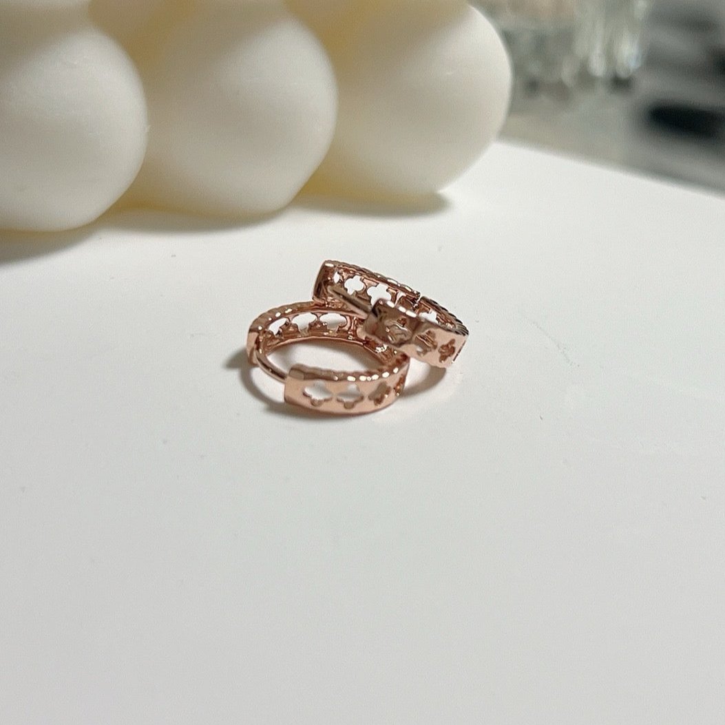 Clover Hoop Earrings
