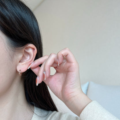 Clover Hoop Earrings