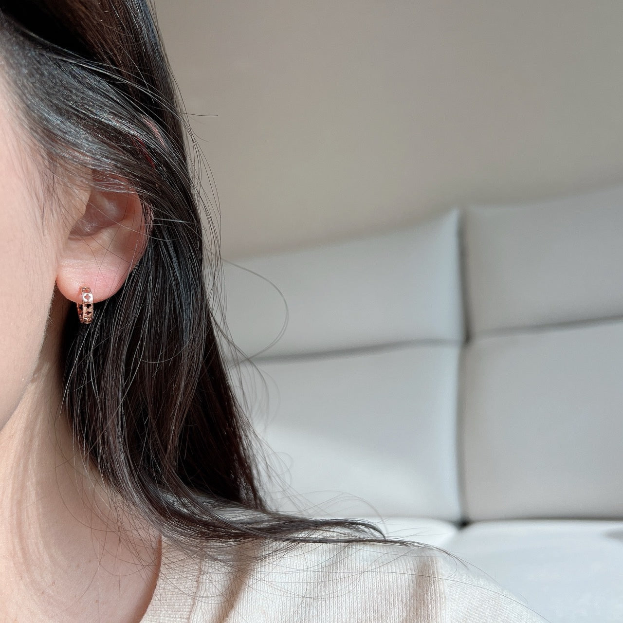 Clover Hoop Earrings