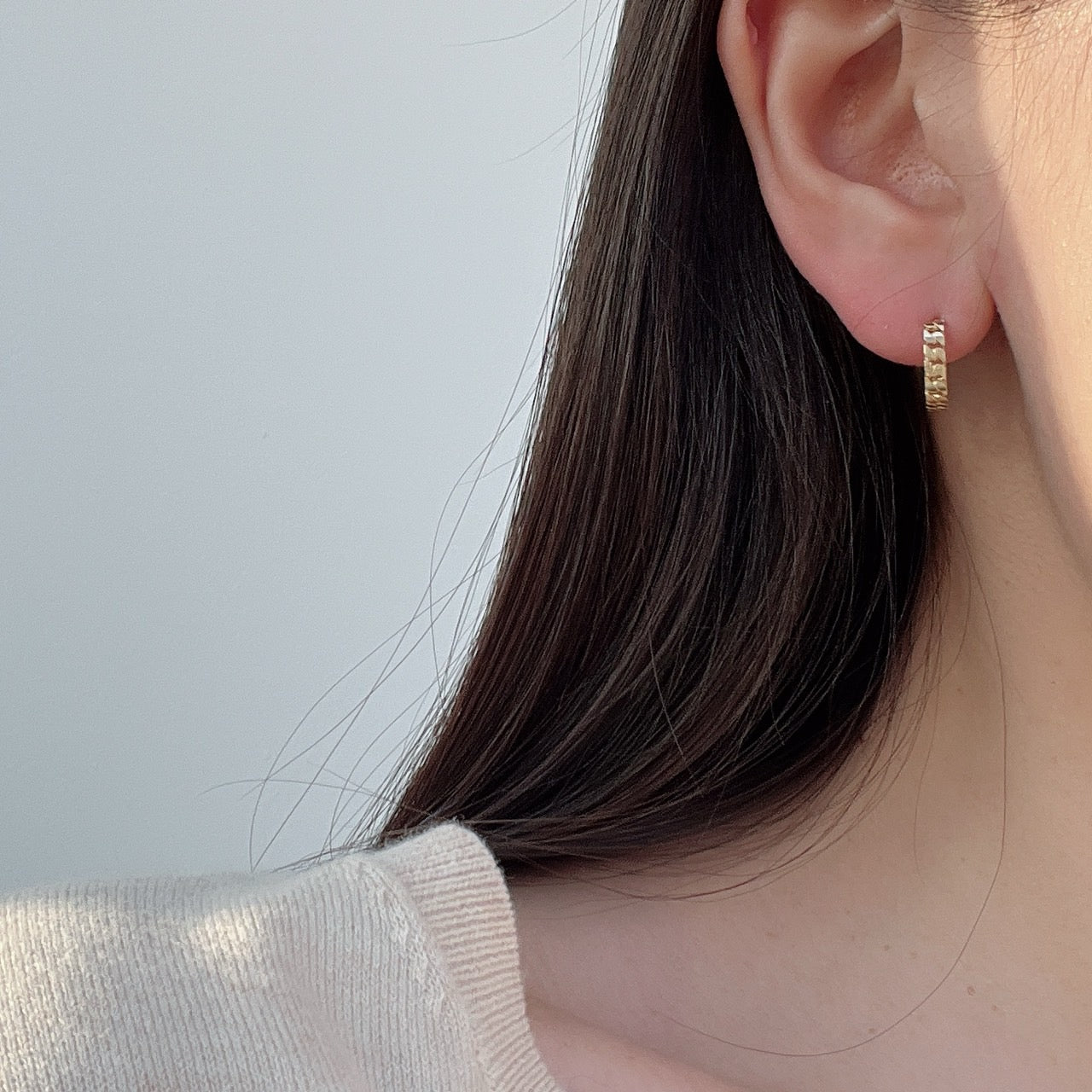 Cuban Link Chain Earrings