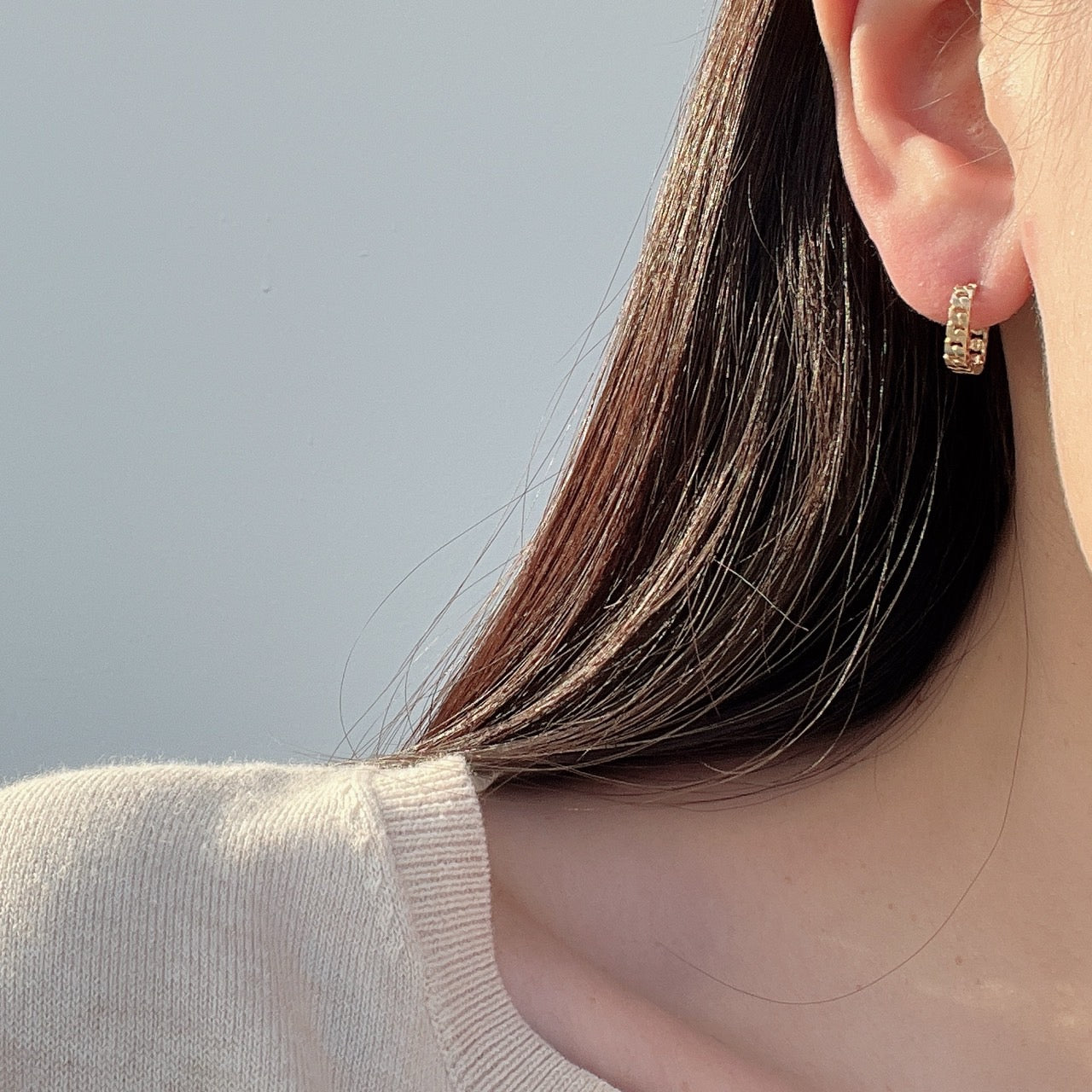 Cuban Link Chain Earrings