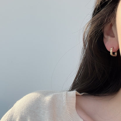 Cuban Link Chain Earrings