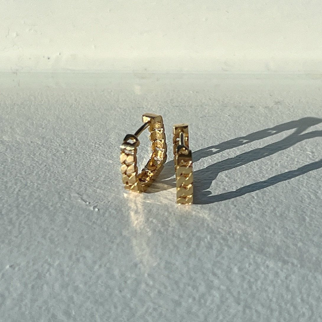 Cuban Link Chain Earrings
