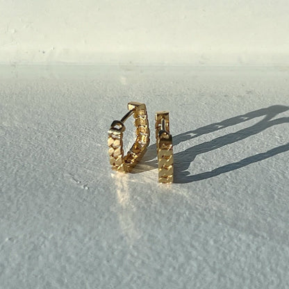 Cuban Link Chain Earrings