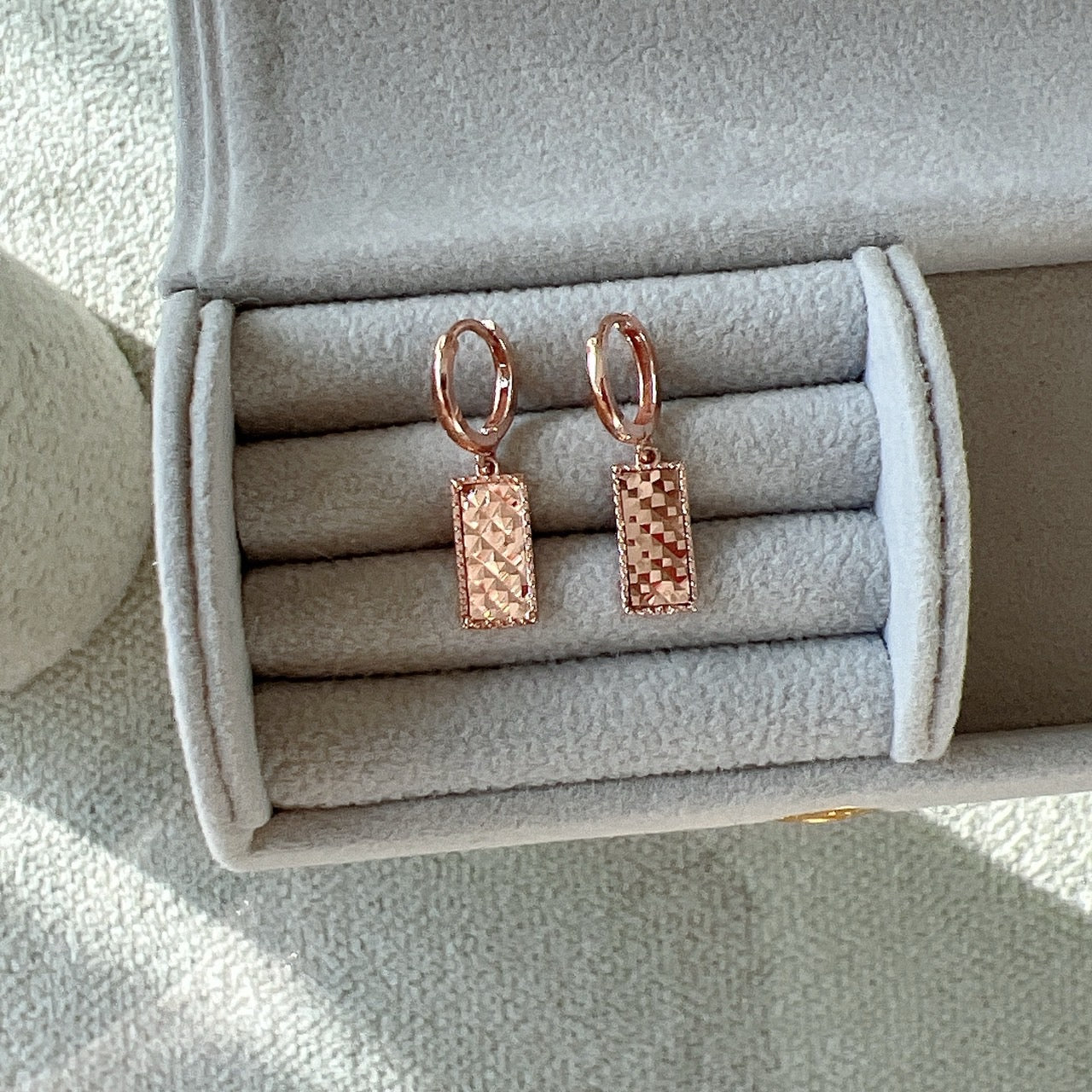 Rectangle Drop Earrings