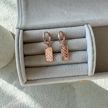 Rectangle Drop Earrings