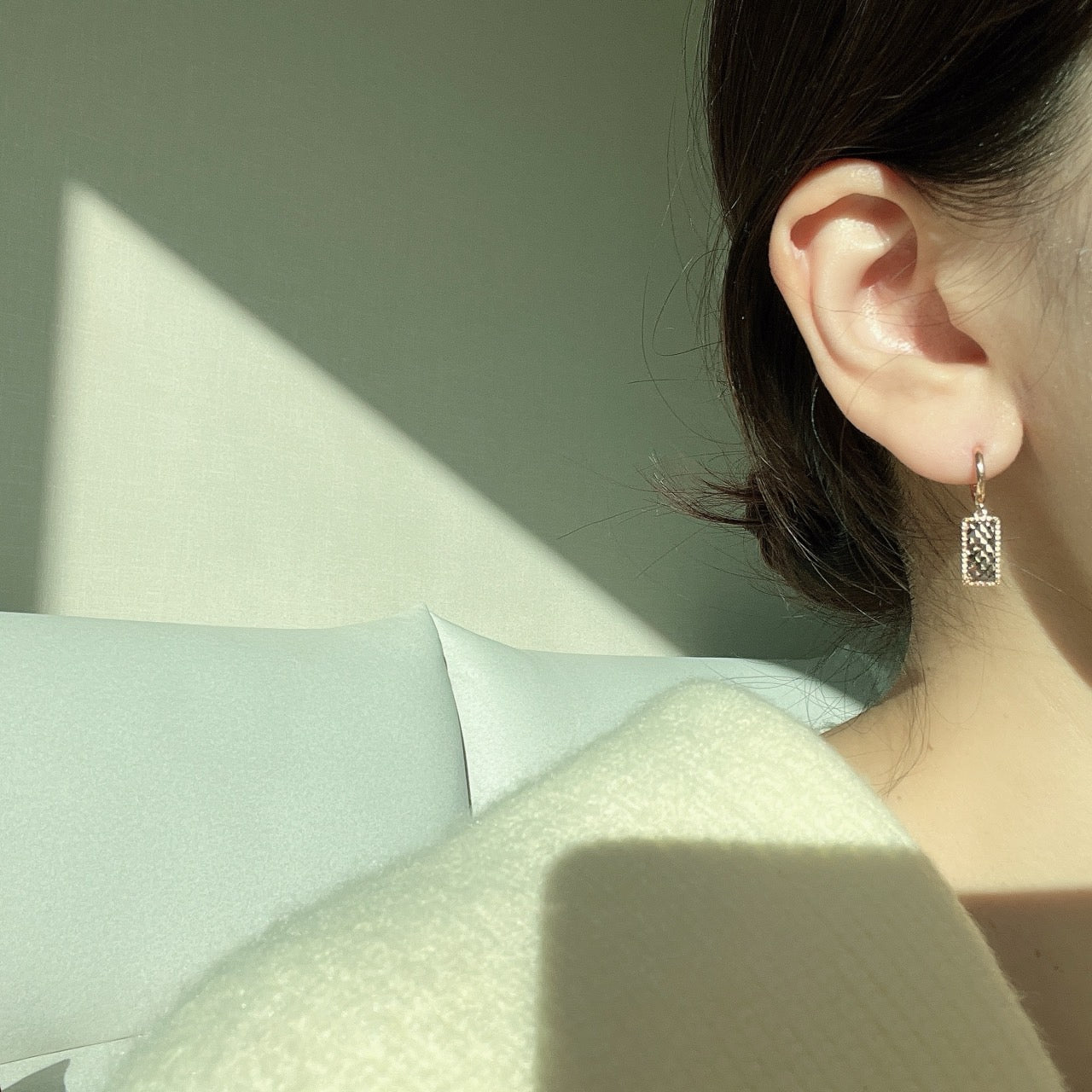 Rectangle Drop Earrings