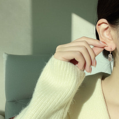 Rectangle Drop Earrings