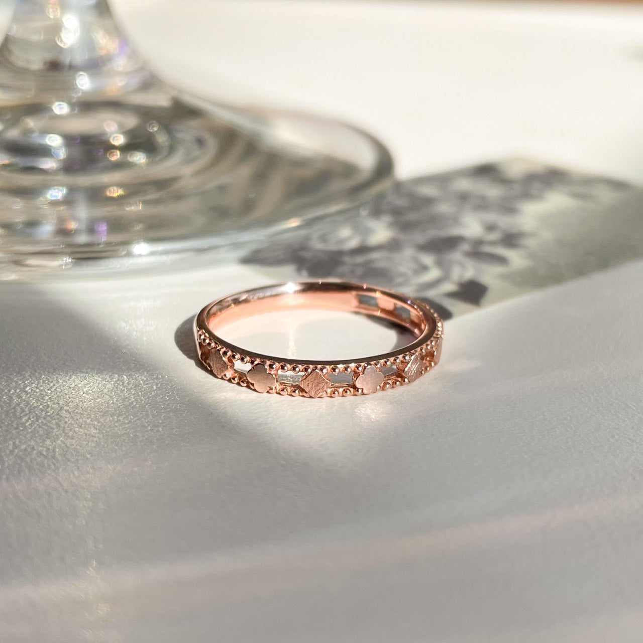 Clover Band Ring