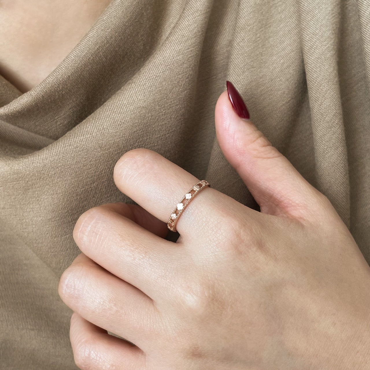 Clover Band Ring