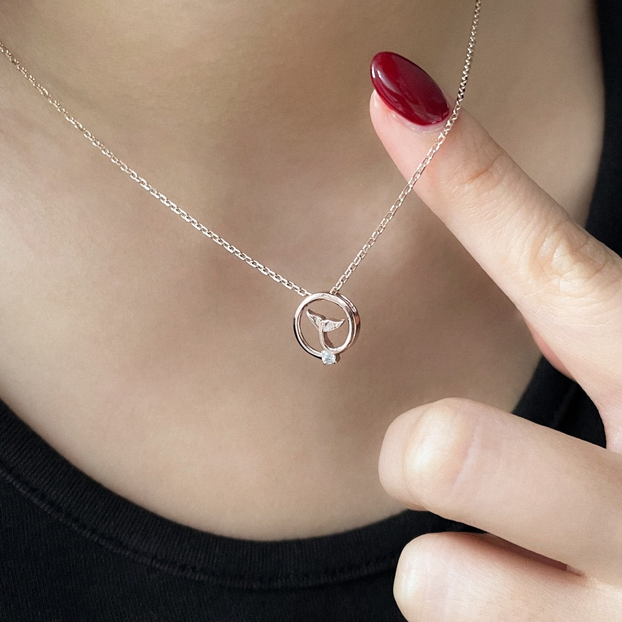 Whale Tail Necklace