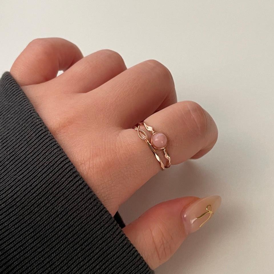 Pink Opal Ring