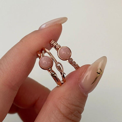 Pink Opal Ring