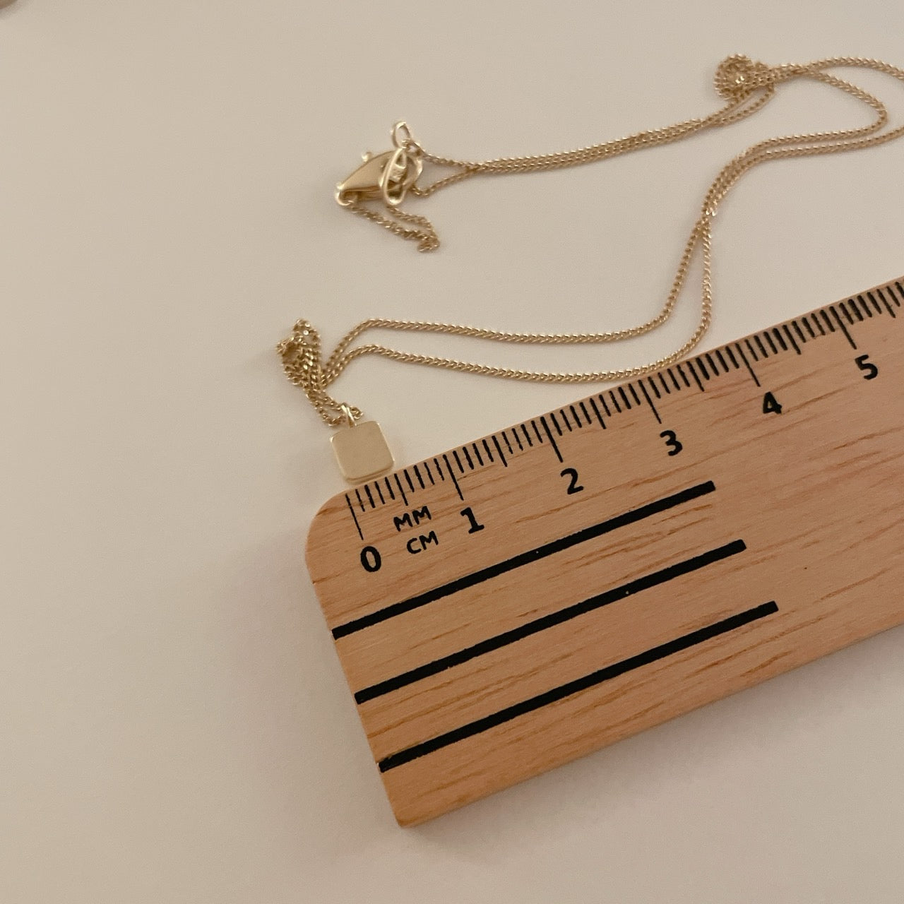Square Charm Necklace