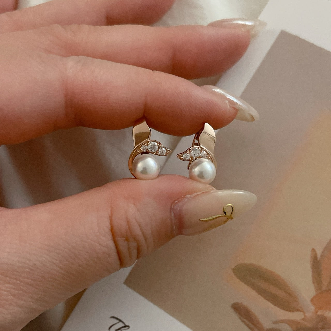 Whale Tail Earrings
