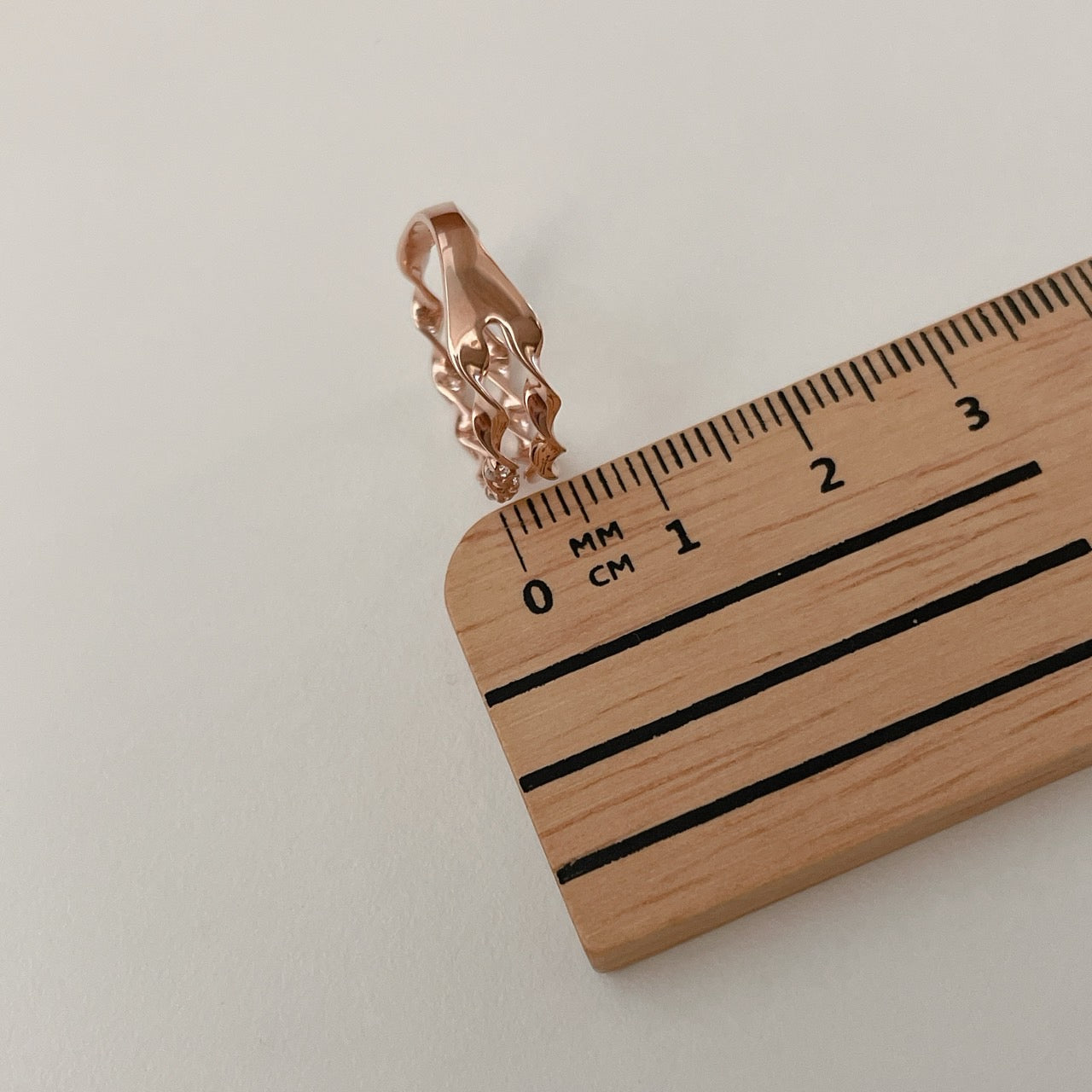 Twisted Double Row Ring