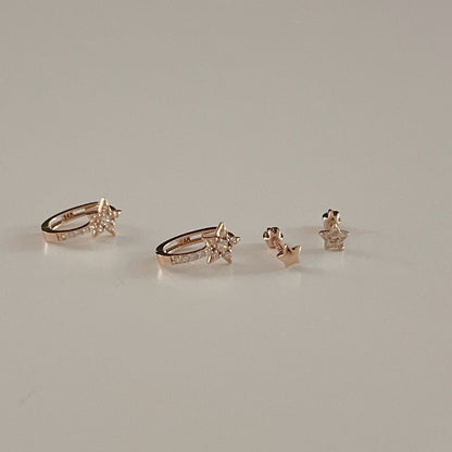 Star Earrings & Piercing