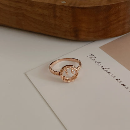 Happy Face Ring Side View image