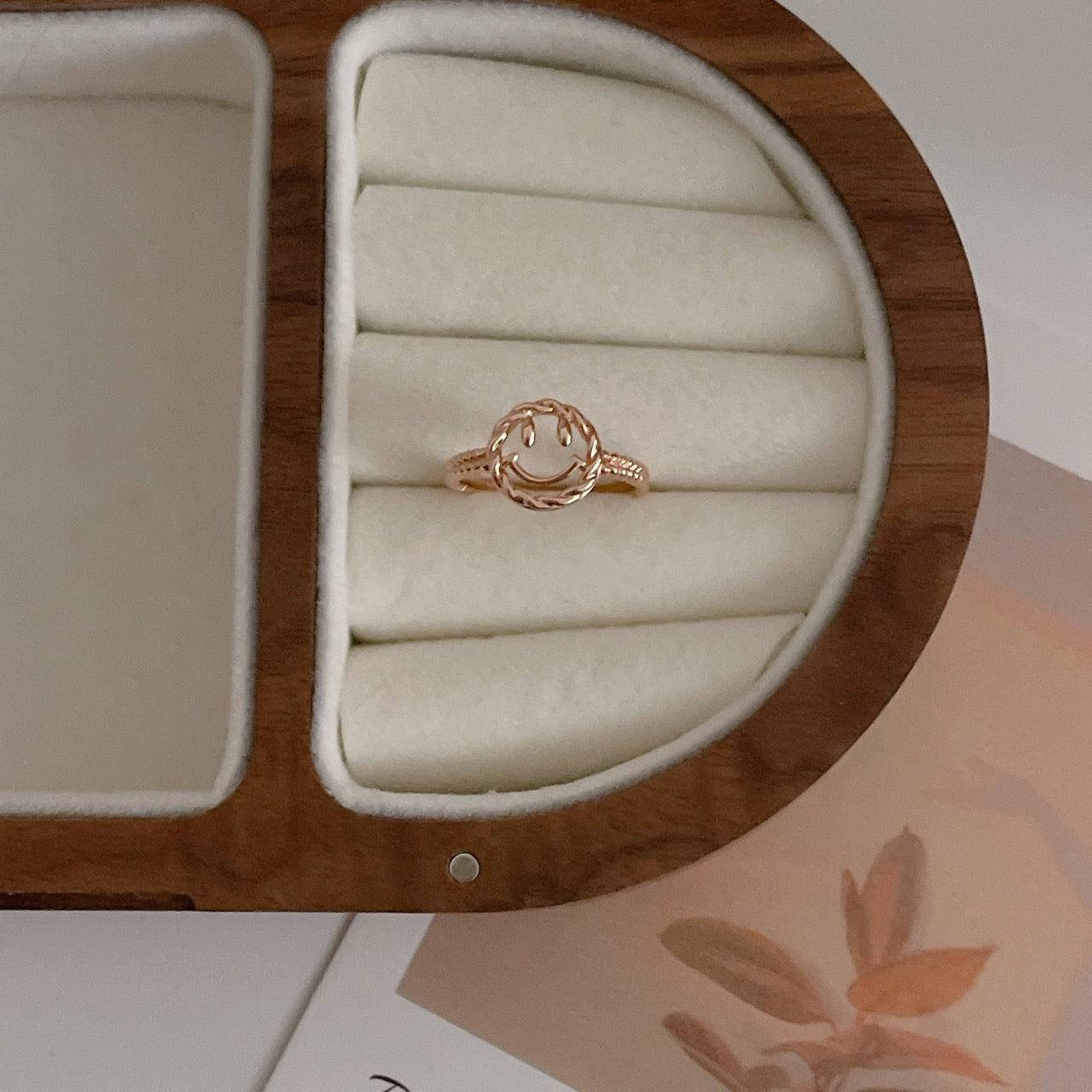 Happy Face Ring Front View image