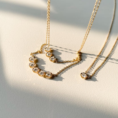 Round Diamond Necklace