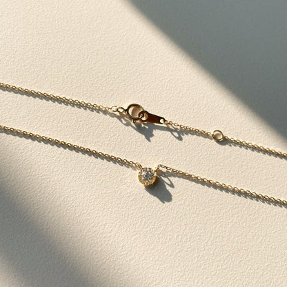 Round Diamond Necklace
