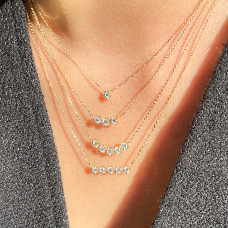 Round Diamond Necklace