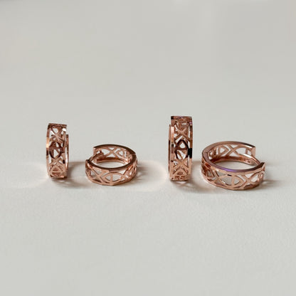 Fish Hoop Earrings