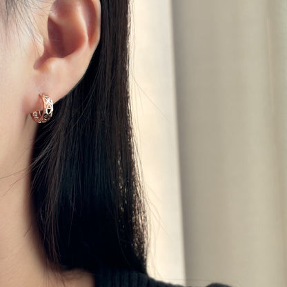 Fish Hoop Earrings