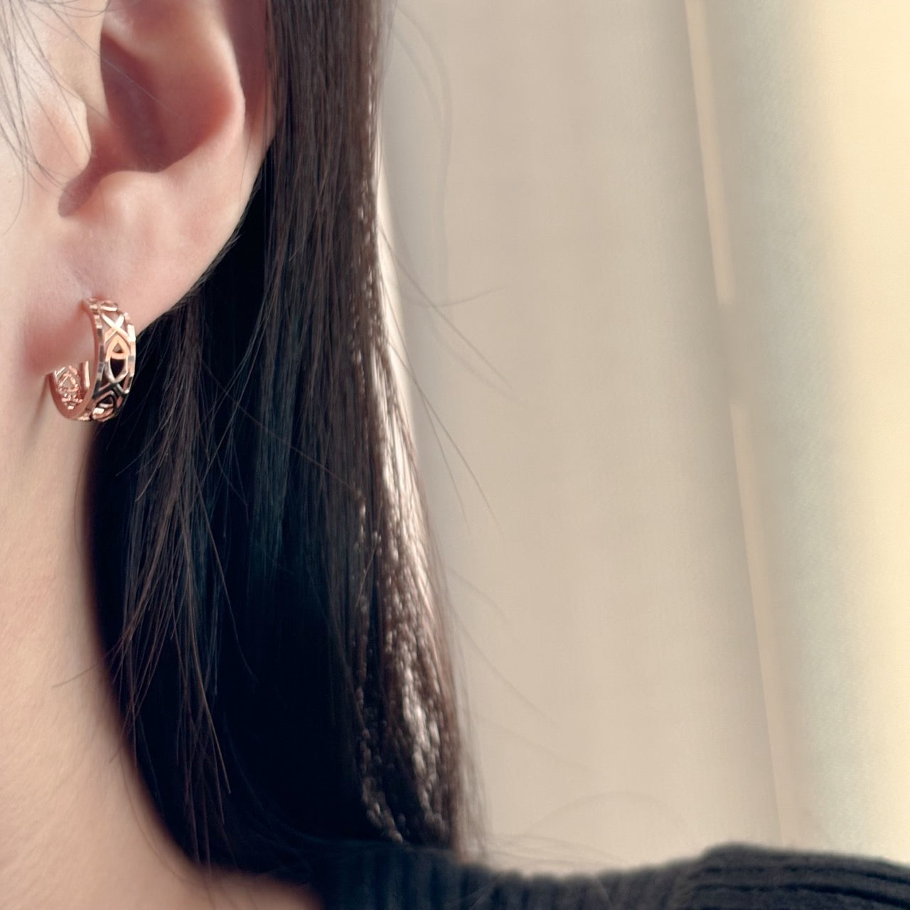 Fish Hoop Earrings