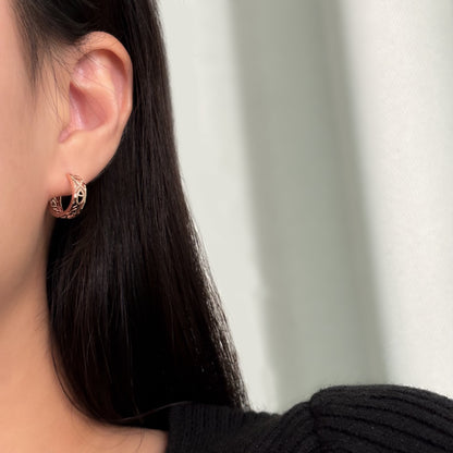 Fish Hoop Earrings