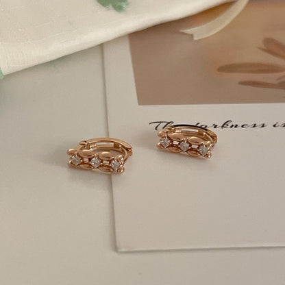 Stick Huggie Earrings