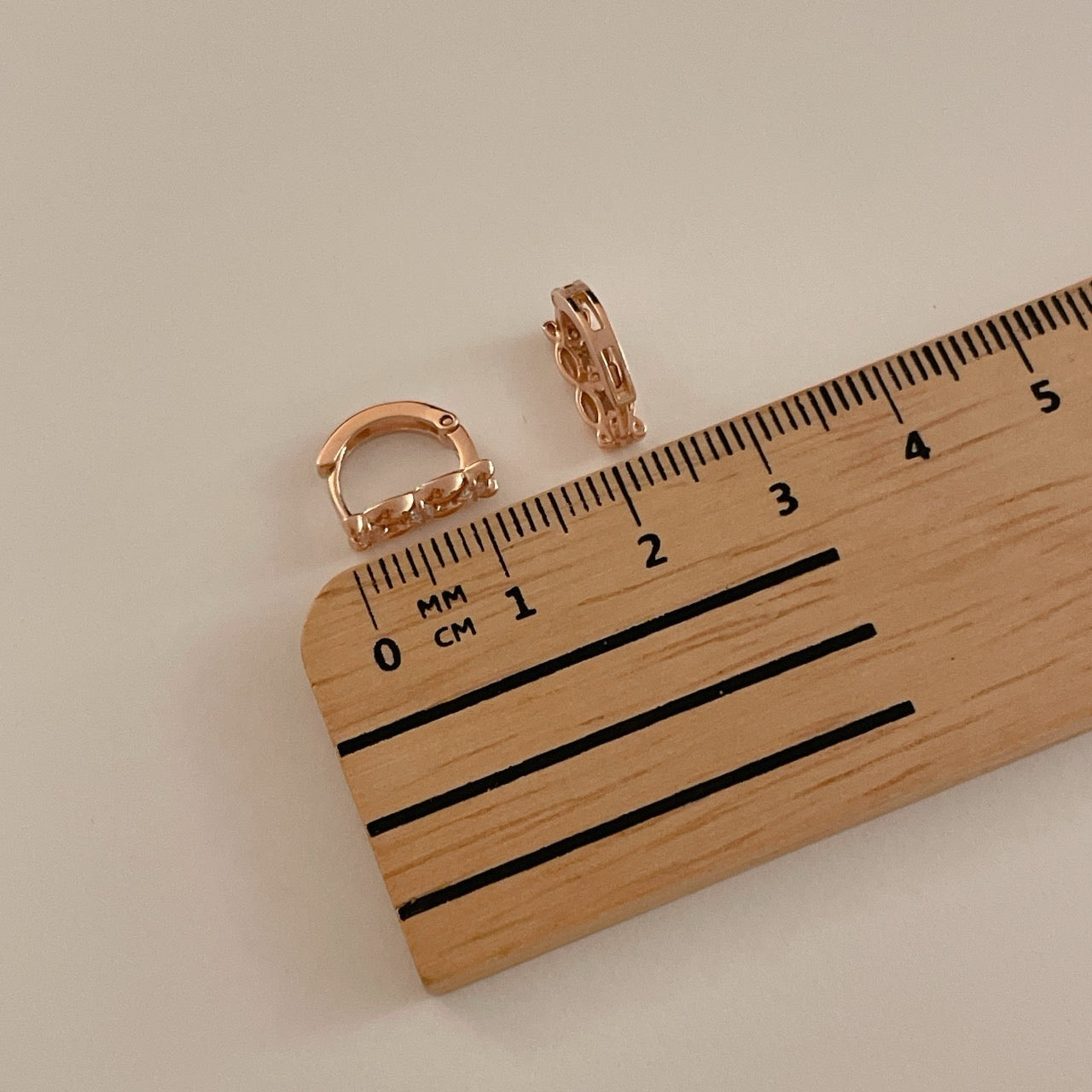 Stick Huggie Earrings