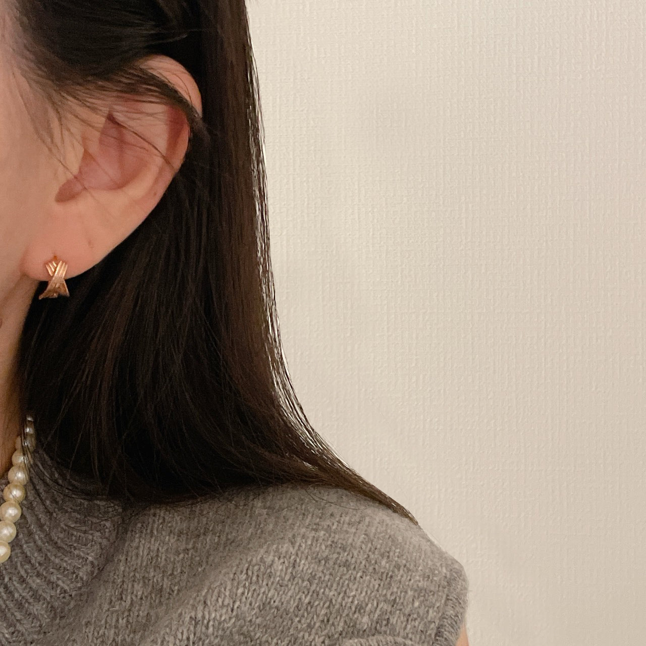 X Hoop Earrings