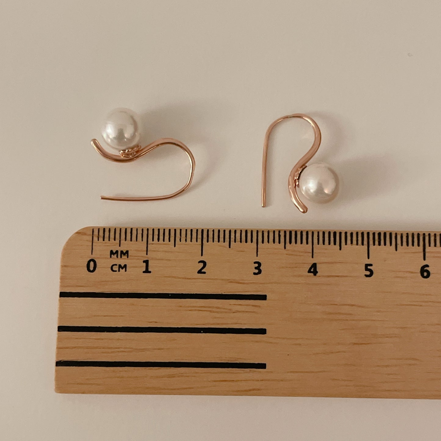 Pearl Fish Hook Earrings