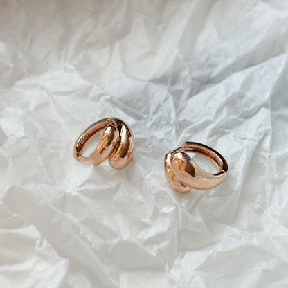 Double Line Earrings
