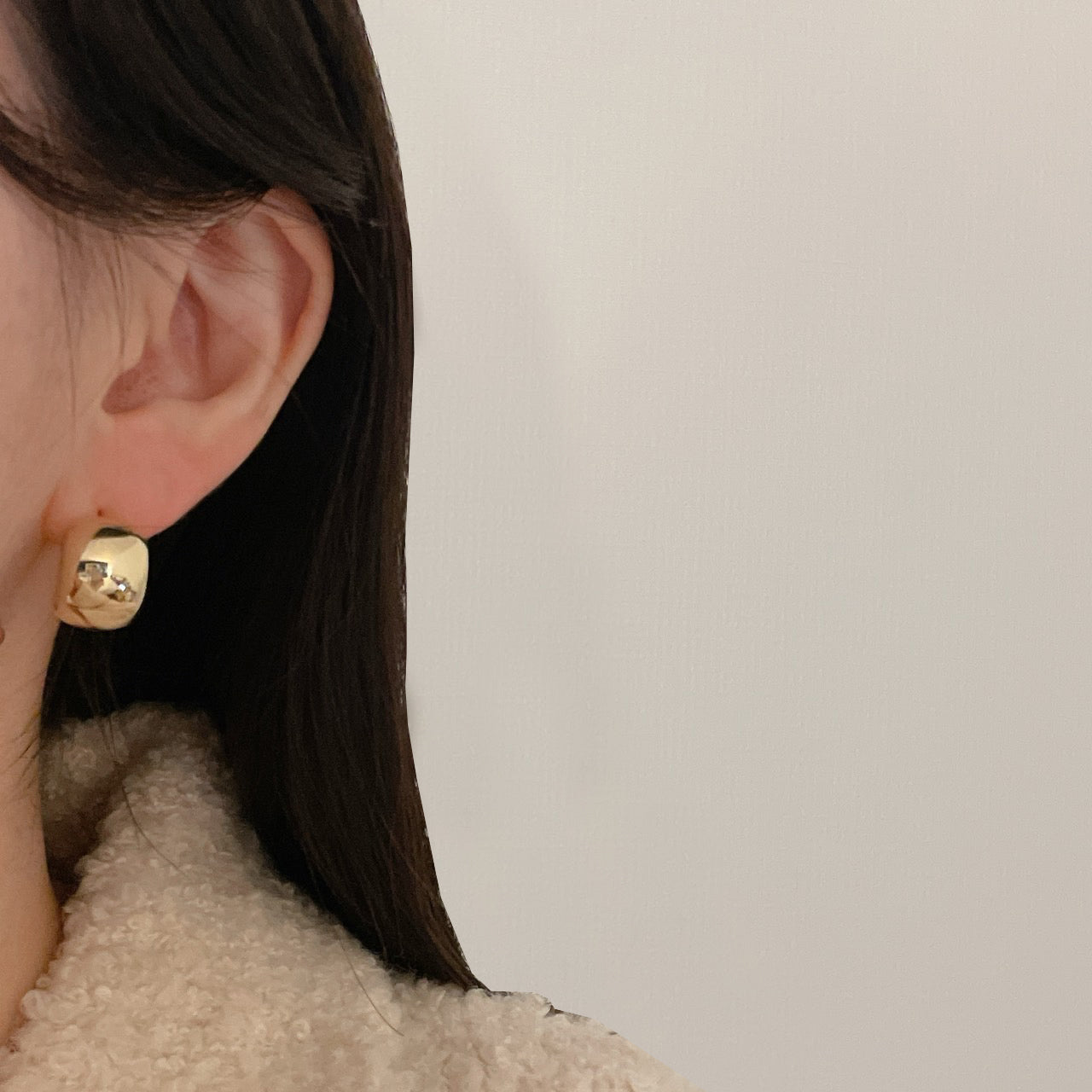 Chunky Hoop Earrings