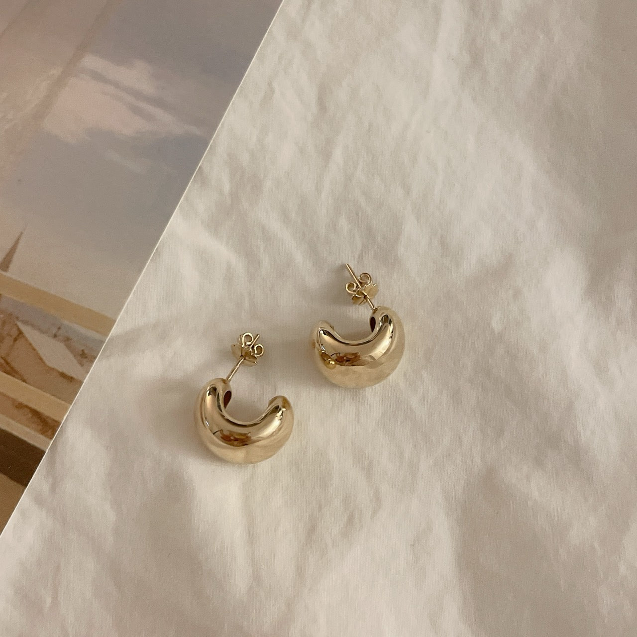 Chunky Hoop Earrings