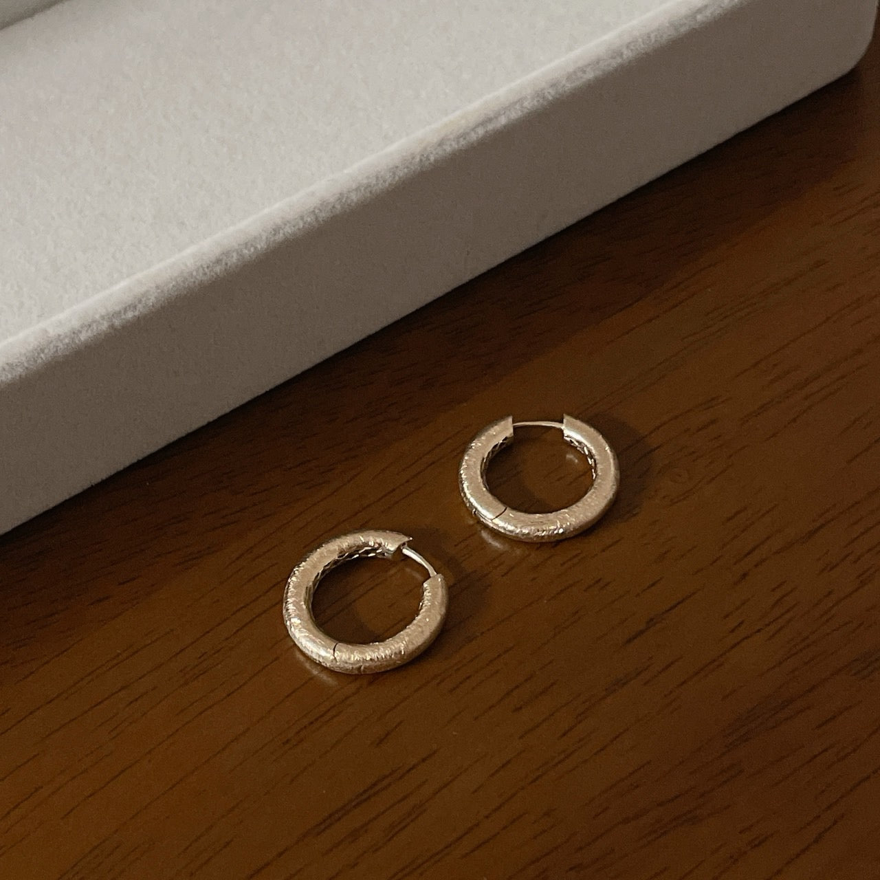 Textured Hoop Earrings