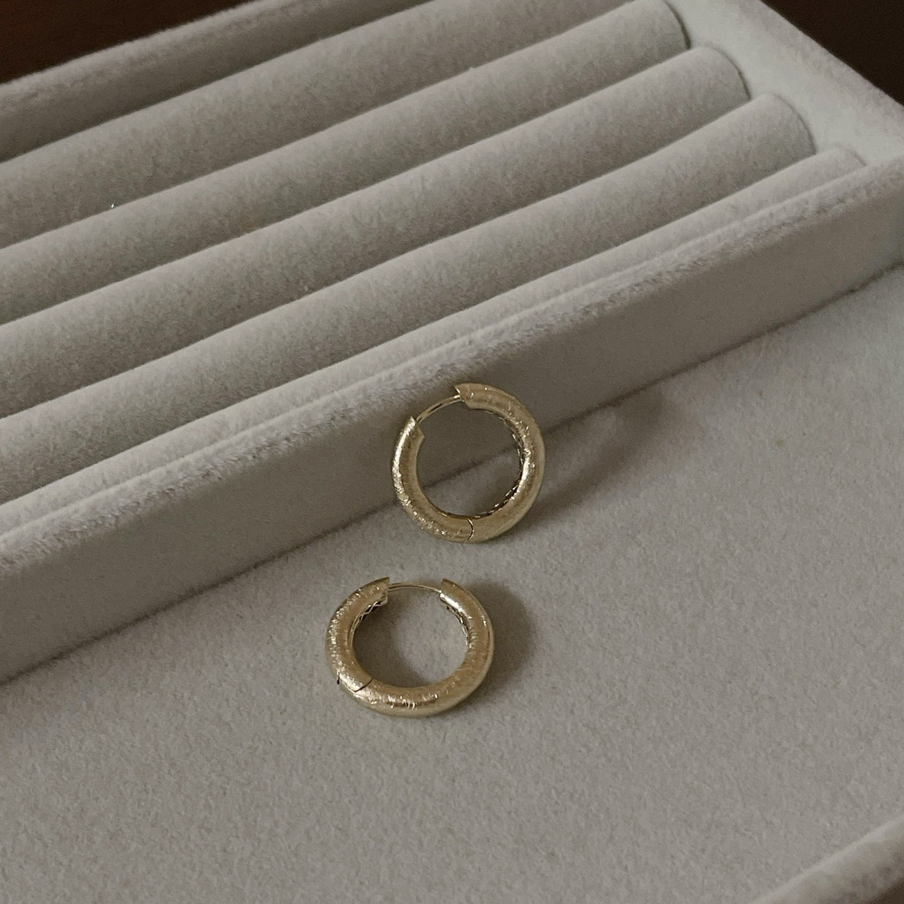 Textured Hoop Earrings