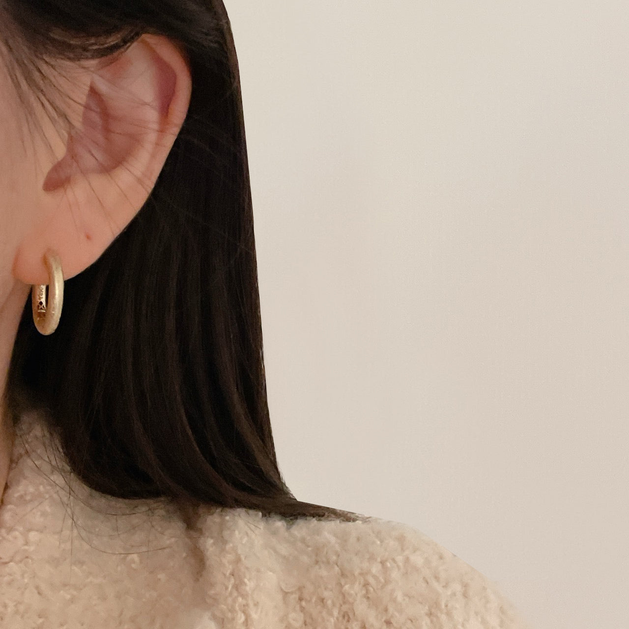 Textured Hoop Earrings