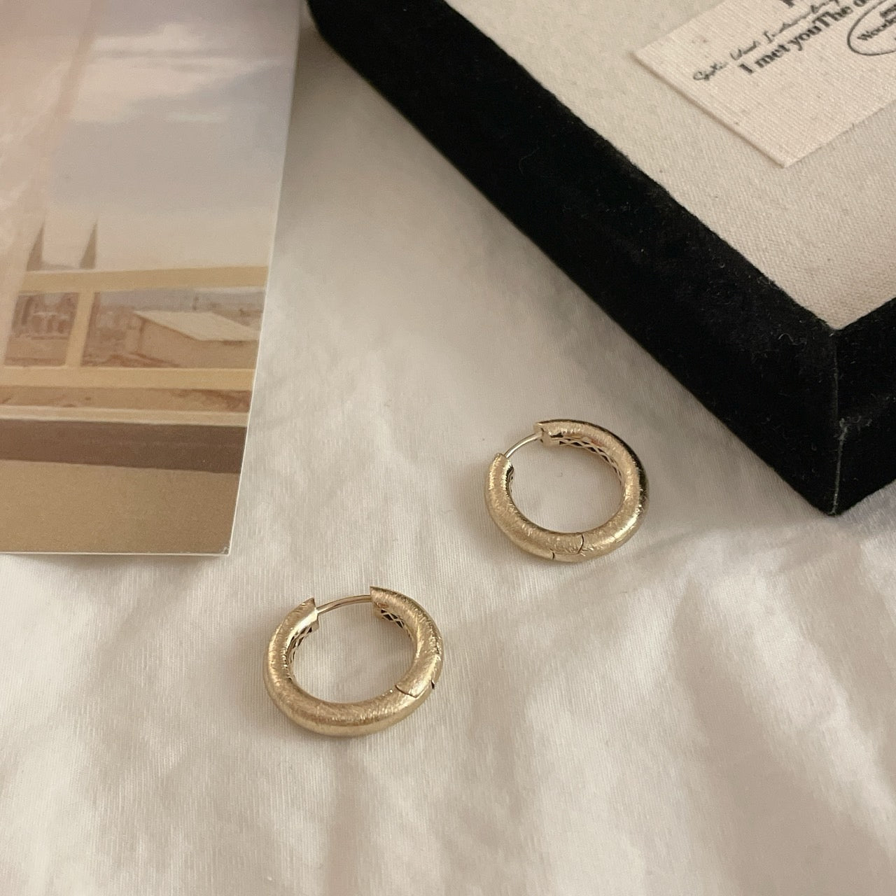 Textured Hoop Earrings
