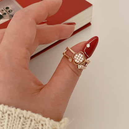 Clover Open Ring