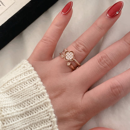 Clover Open Ring
