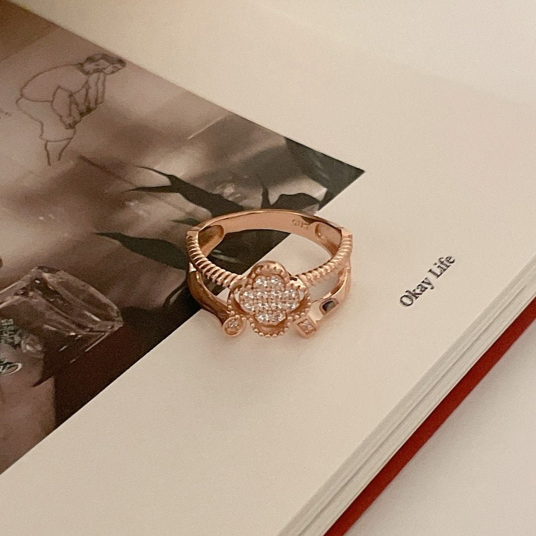 Clover Open Ring