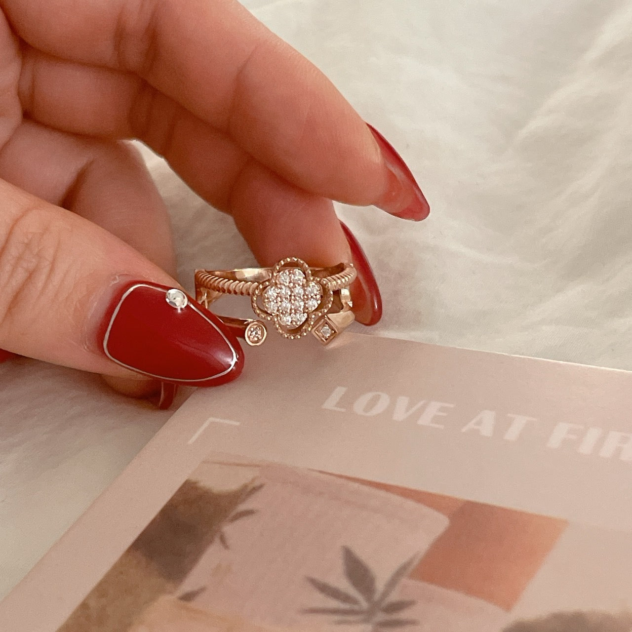 Clover Open Ring