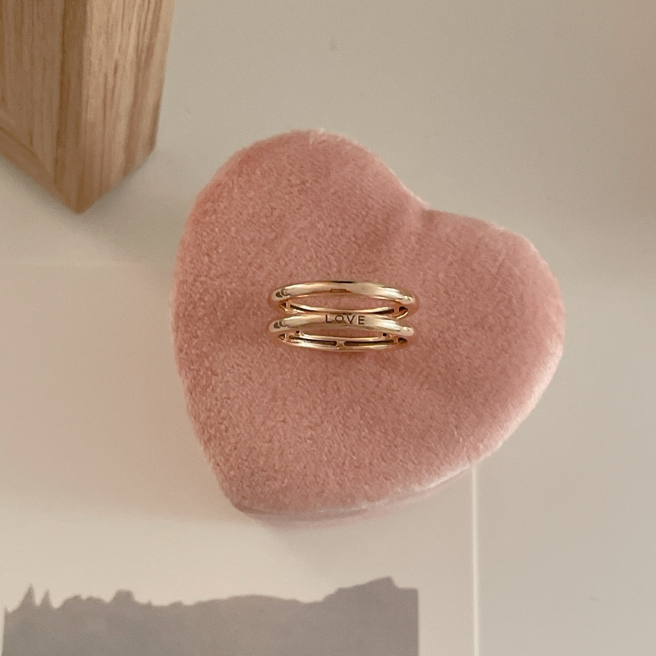 Engraved Love Ring
