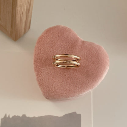 Engraved Love Ring