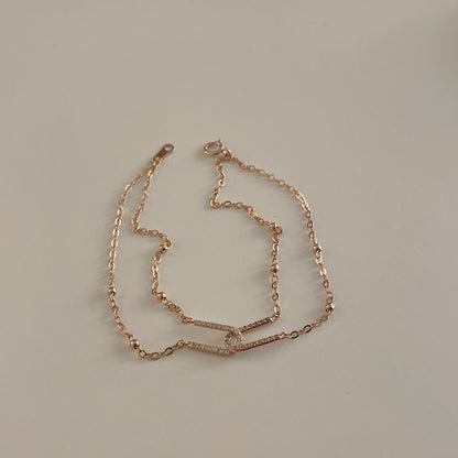 Rectangle Bead Bracelet