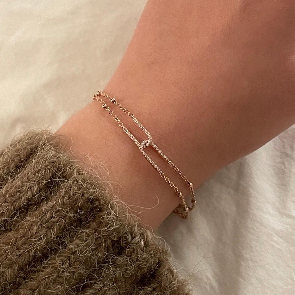Rectangle Bead Bracelet